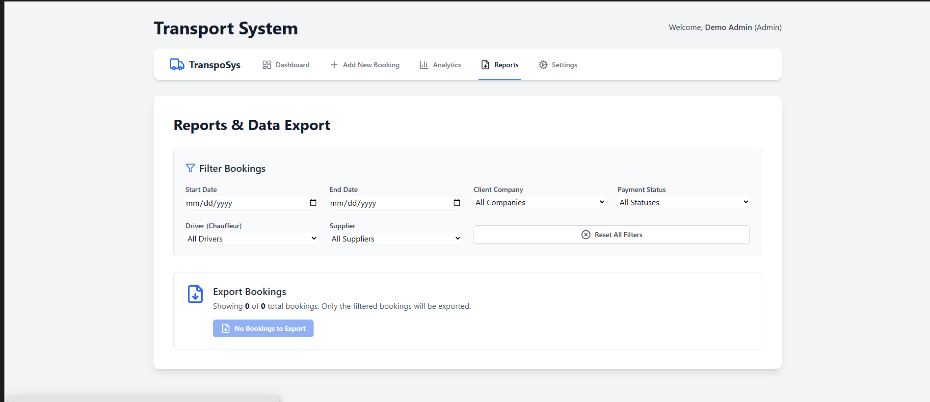 Rapidbook Reports & Data Export